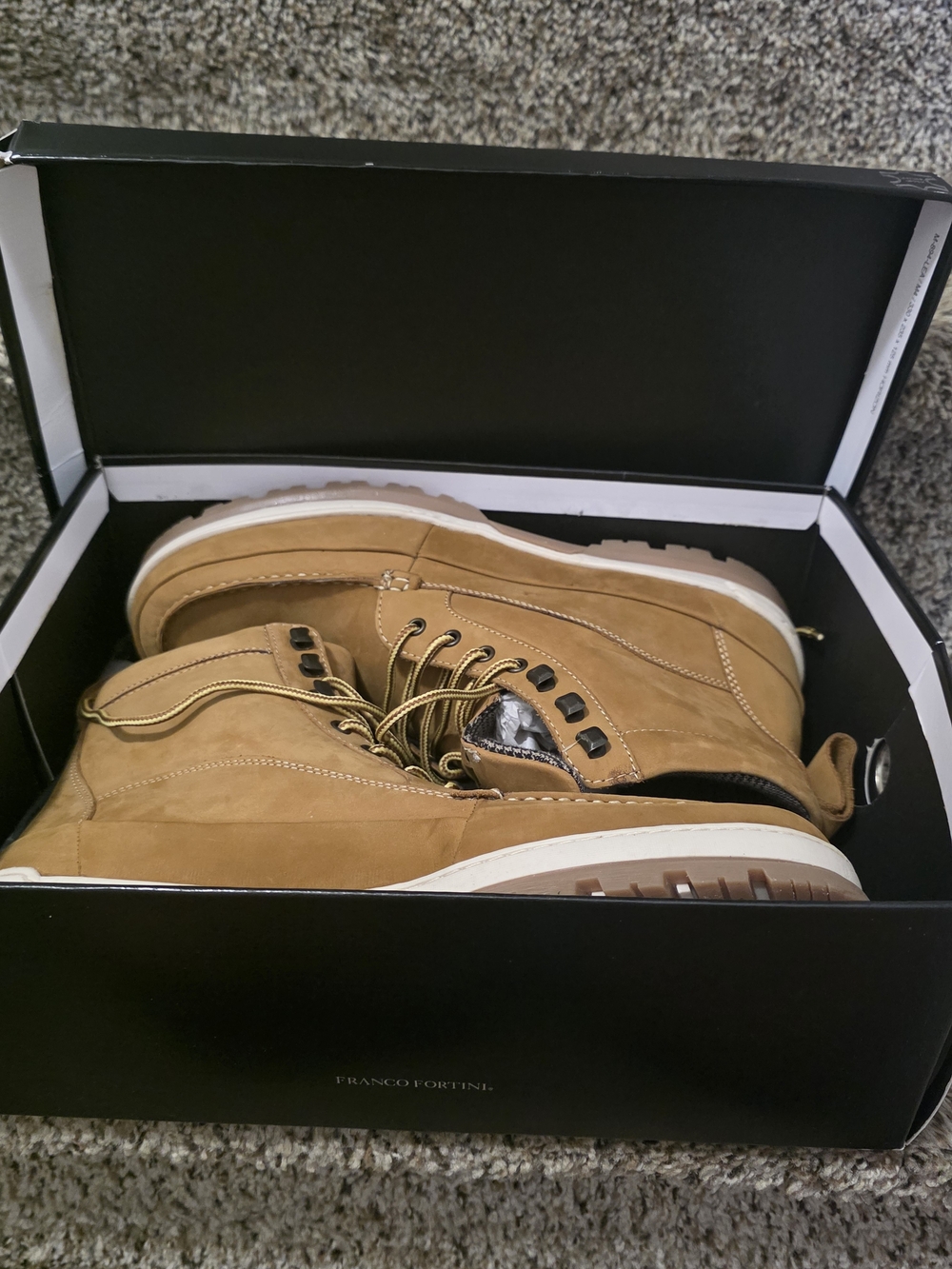 Franco Fortini Men's Wheat Tan Casual Boots